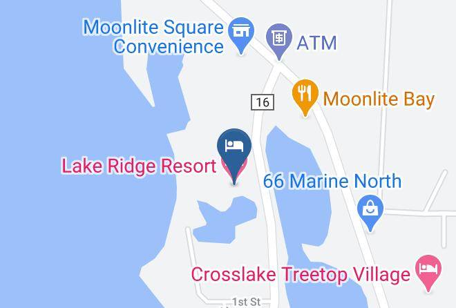 Crow Wing - Lake Ridge Resort Maps