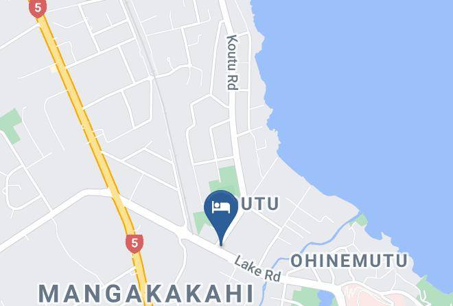 Rotorua - Lake Rotorua Hotel Maps