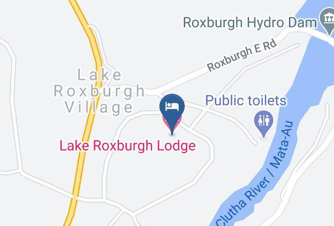Central Otago - Lake Roxburgh Lodge Maps