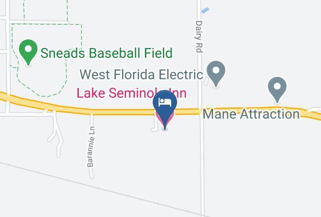 Lake Seminole Inn Map