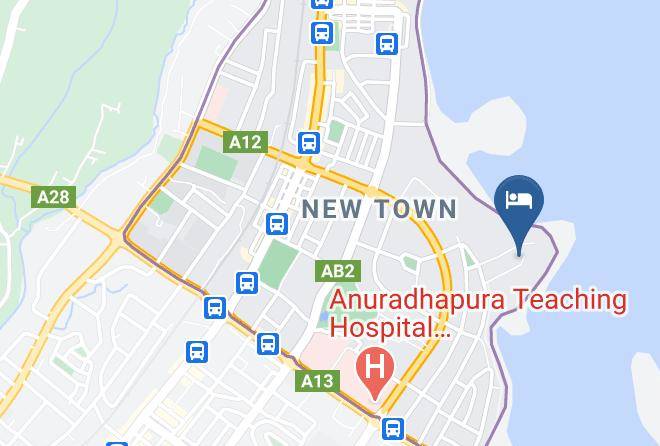 Anuradhapura - Lake Side Hotel Maps