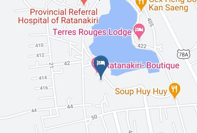 Ban Lung Town - Lake Side Hotel Maps