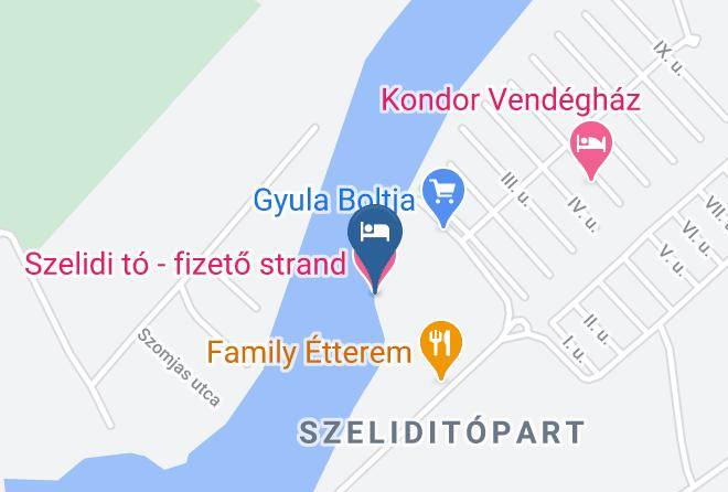Lake Szelid Beach Map