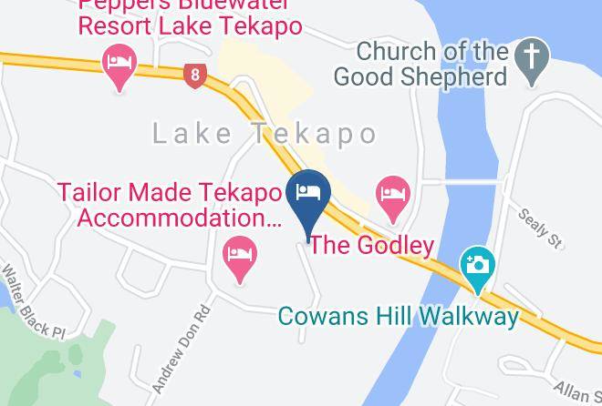 Mackenzie - Lake Tekapo Lodge Maps