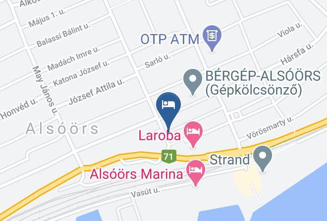 Alsoors - Lake Vendeghaz Maps