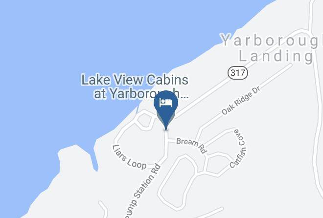 Little River - Lake View Cabins At Yarborough Landing Maps