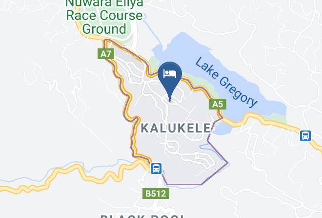 Kandy - Lake View Holiday Bungalow Maps
