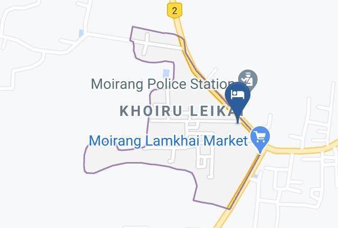 Moirang - Lake View Hotel Moirang Maps
