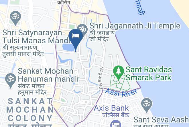 Varanasi - Lake View Hotel Maps