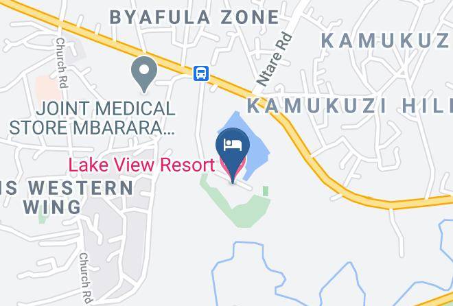 Mbarara - Lake View Resort Hotel Maps