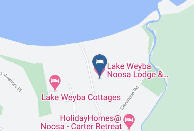 Sunshine Coast - Lake Weyba Noosa Lodge & Friendly Kangaroos Maps