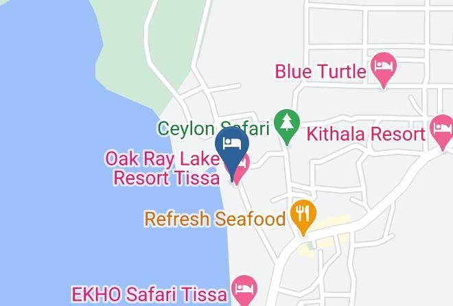 Galle - Lake Wind Hotel Maps