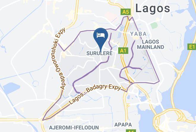 Surulere - Lakeem Suites Maps