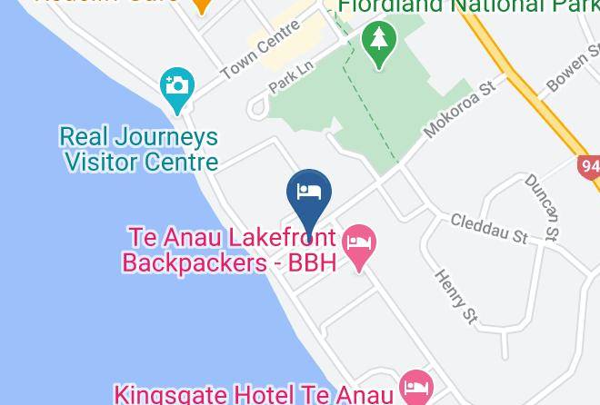 Te Anau - Lakefront Lodge Te Anau Maps