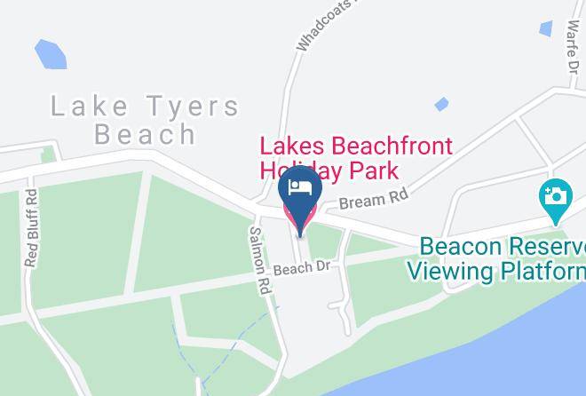 East Gippsland - Lakes Beachfront Holiday Park Maps