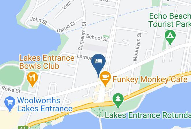 East Gippsland - Lakes Entrance Holiday Units Maps