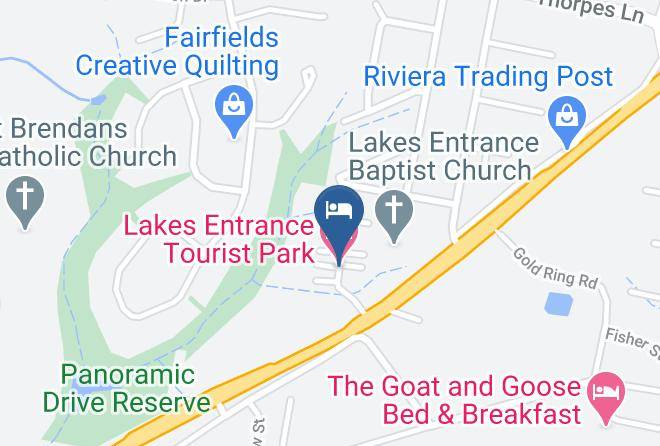 East Gippsland - Lakes Entrance Tourist Park Maps