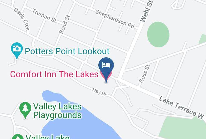 Mount Gambier - Comfort Inn The Lakes Maps