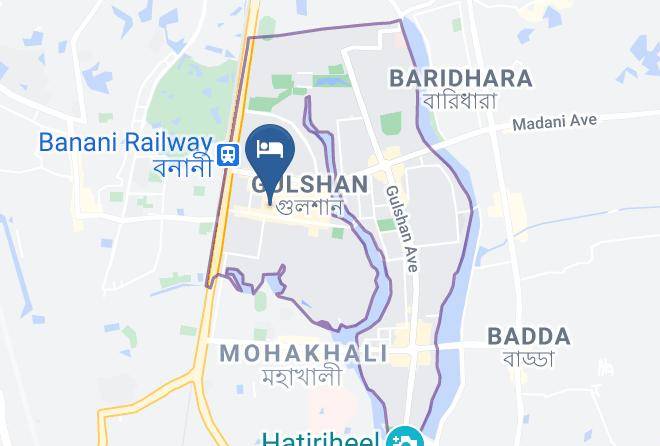 Dhaka - Lakeshore Banani Maps