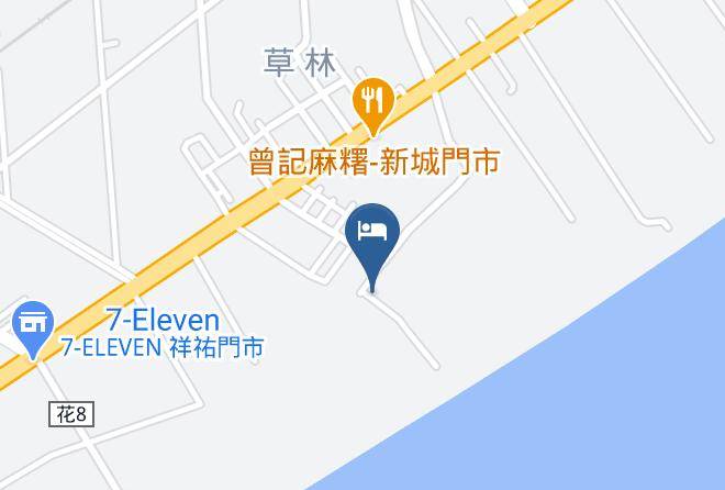 Lakeshore Hotel Taroko Mapa - Taiwan - Hualiennty