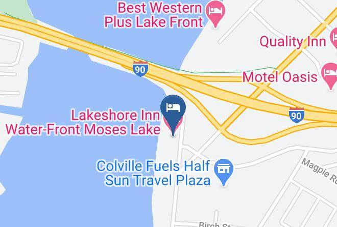 Grant - Lakeshore Inn Water Front Moses Lake Maps