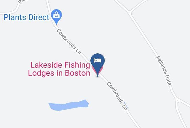 Lincs - Lakeside Fishing Lodges In Boston Maps