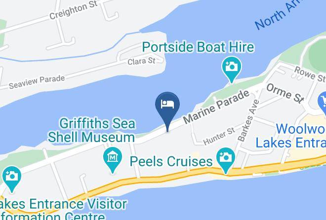 East Gippsland - Lakeside Motel Waterfront Maps