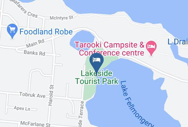 Robe - Lakeside Tourist Park Maps