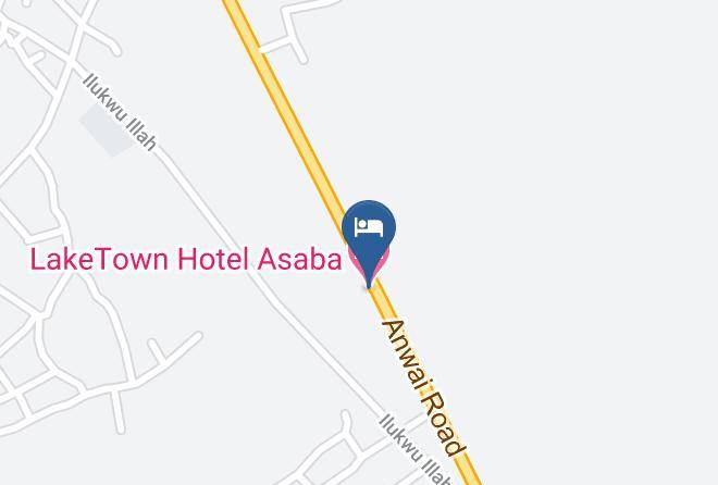 Orokpor - Laketown Hotel Asaba Maps