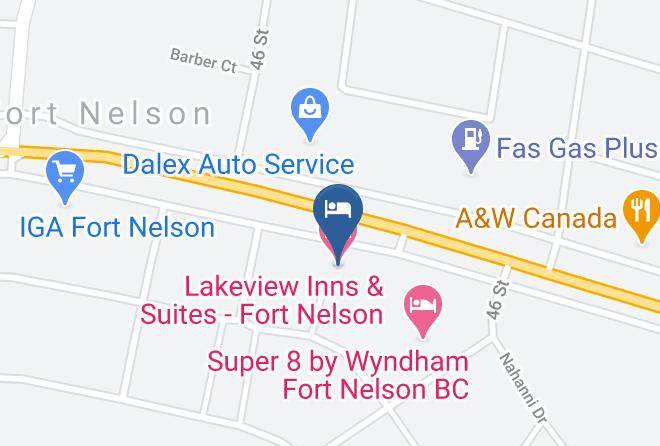 Northern Rockies - Lakeview Inns & Suites Fort Nelson Maps