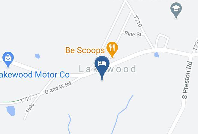 Lakewood Lodge And Restaurant Map