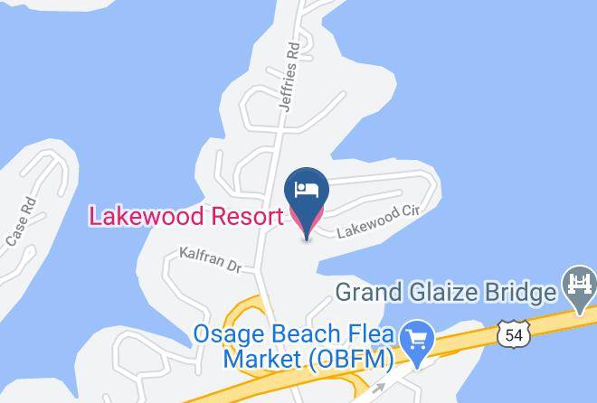 Lakewood Resort Map