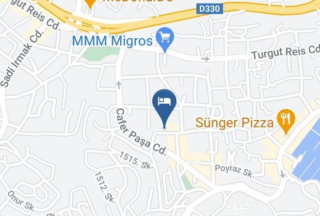 Bodrum - Lakos Hotel Maps