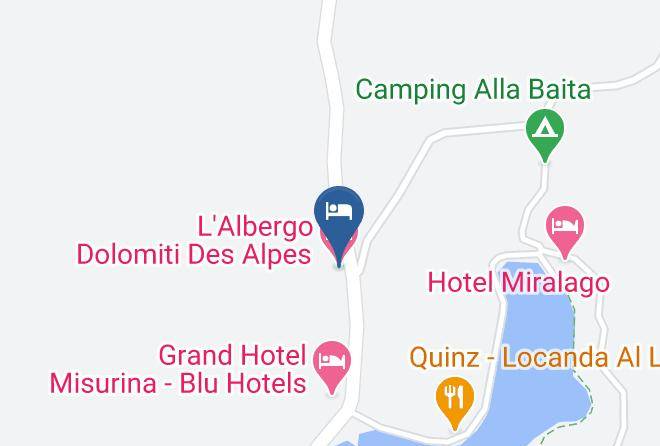 Lalbergo Dolomiti Des Alpes Map