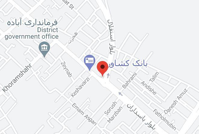 Shiraz - Laleh Hotel Maps