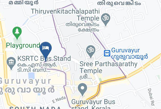 Chavakkad - Lalitha Inn Maps
