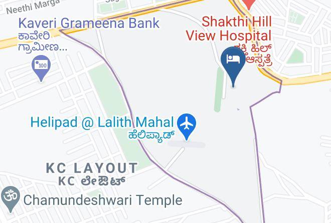 Mysore - Lalitha Mahal Palace Hotel Maps