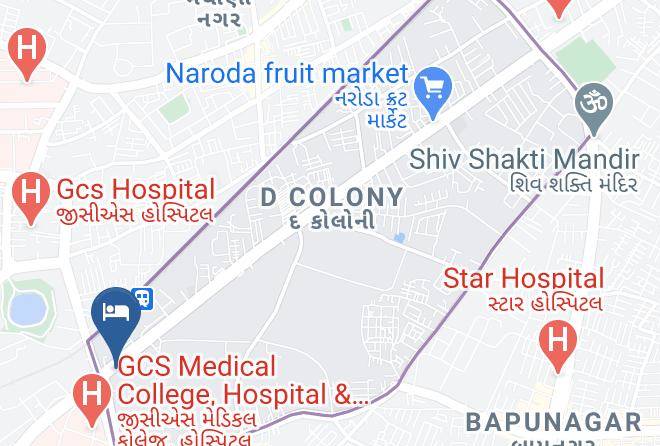 Ahmadabad - Lalji's Hotel & Restaurant Maps