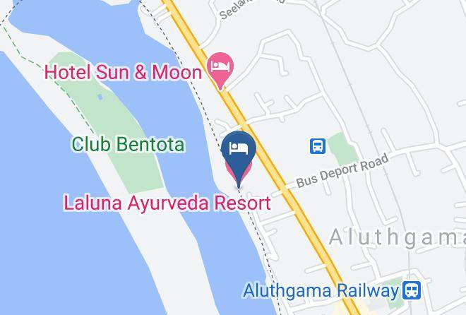 Colombo - Laluna Ayurveda Resort Maps