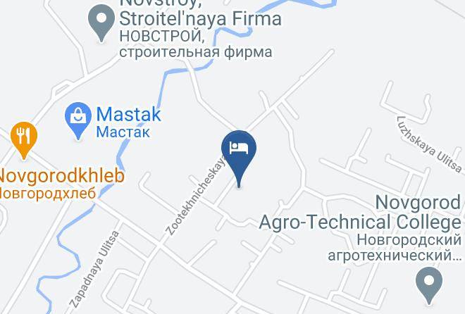 Velikiy Novgorod - Lambada Gostinitsa Maps
