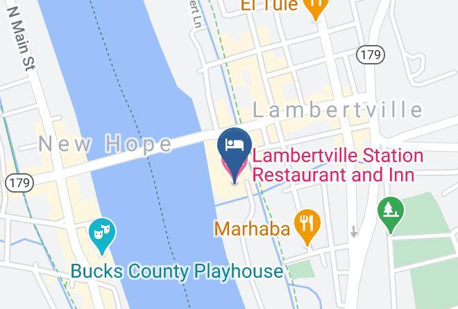 Hunterdon - Lambertville Station Restaurant And Inn Maps