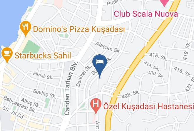 Kusadasi - Lambiance Hotel Kusadasi Maps