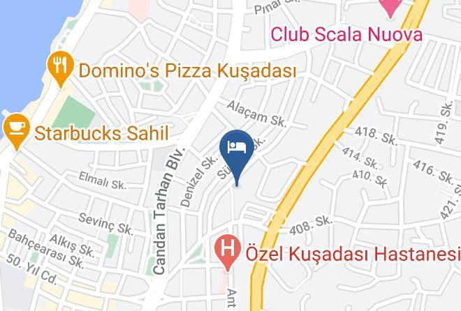 Kusadasi - Lambiance Hotel Maps