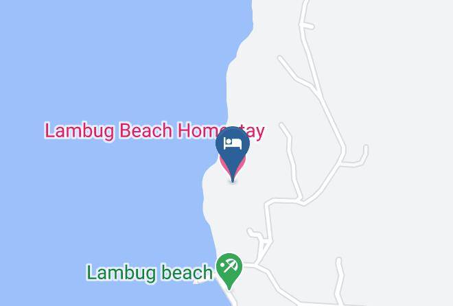 Cebu - Lambug Beach Homestay Maps