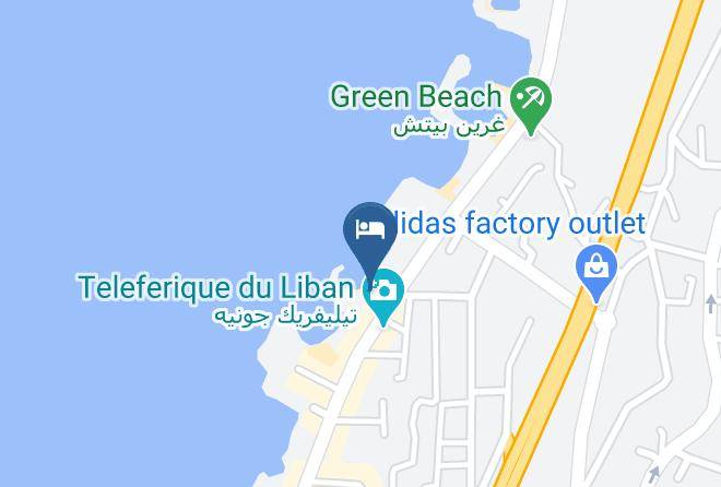 Kesrwan - Lamedina Hotel Beach Club & Resort Maps