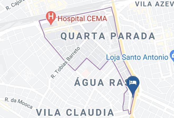 Sao Paulo Agua Rasa - Lamour Hotel Maps