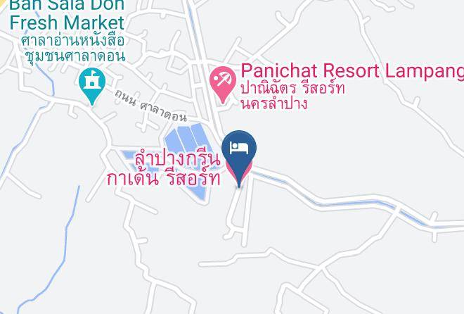 Lampang Green Garden Resort Map