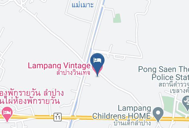 Amphoe Mueang Lampang - Lampang Vintage Maps