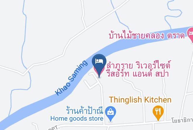 Amphoe Khao Saming - Lamphurai Riverside Resort And Spa Maps