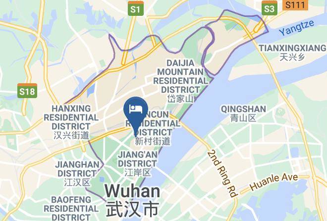 Wuhan - Lamtin Longwin Hotel Wuhan Maps